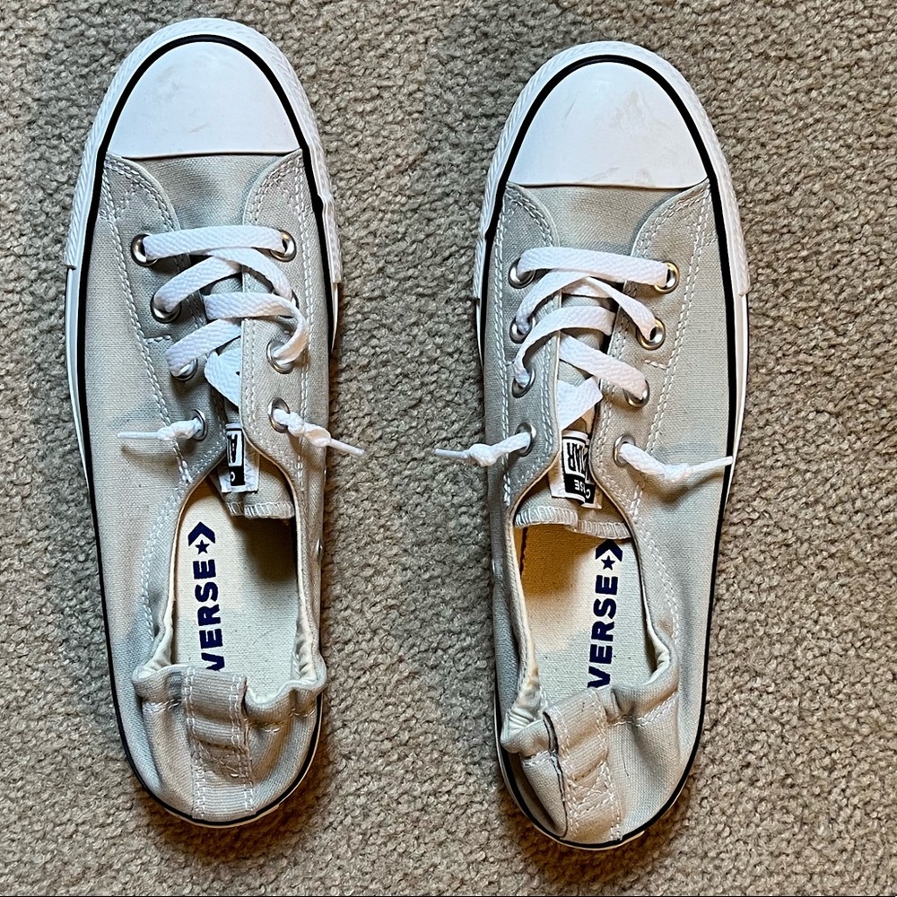 Womens elastic heel Converse All Stars 9.5